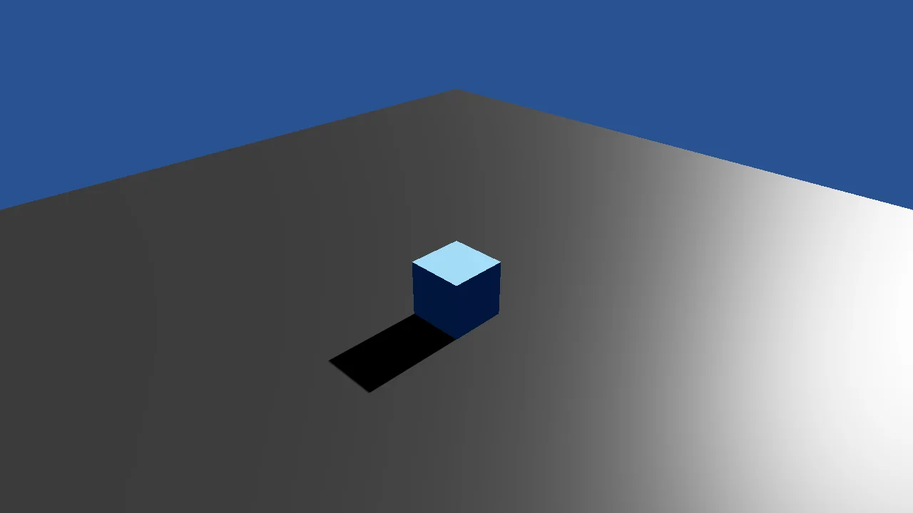 Screenshot of the Basic3D Scene (Engine Only) example