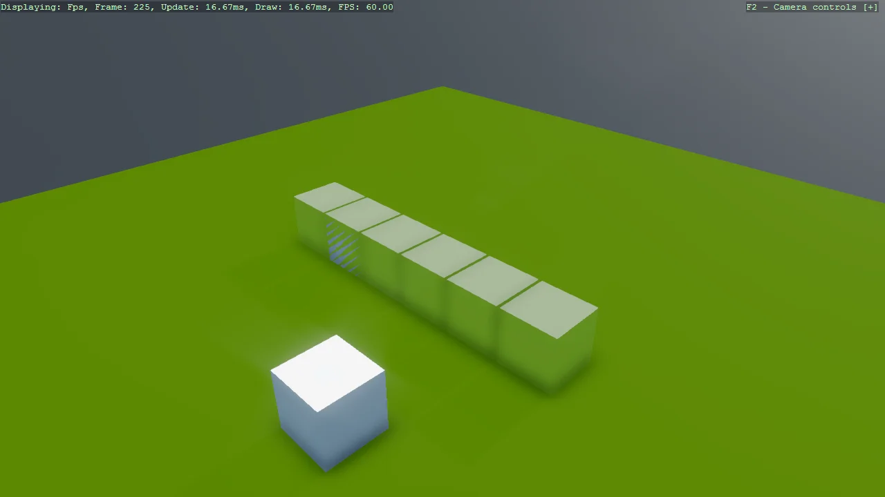 Screenshot of the Collidable Gizmo example