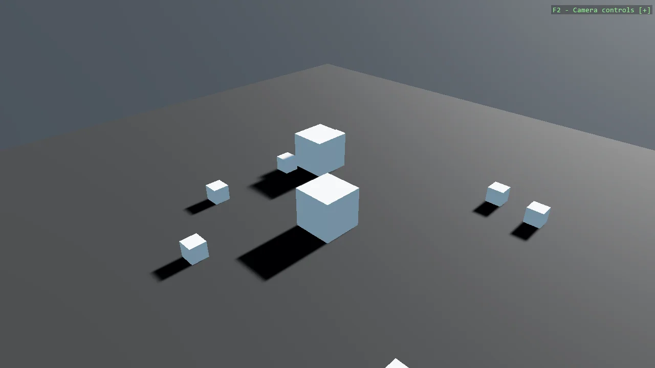 Screenshot of the Give Me a Cube example