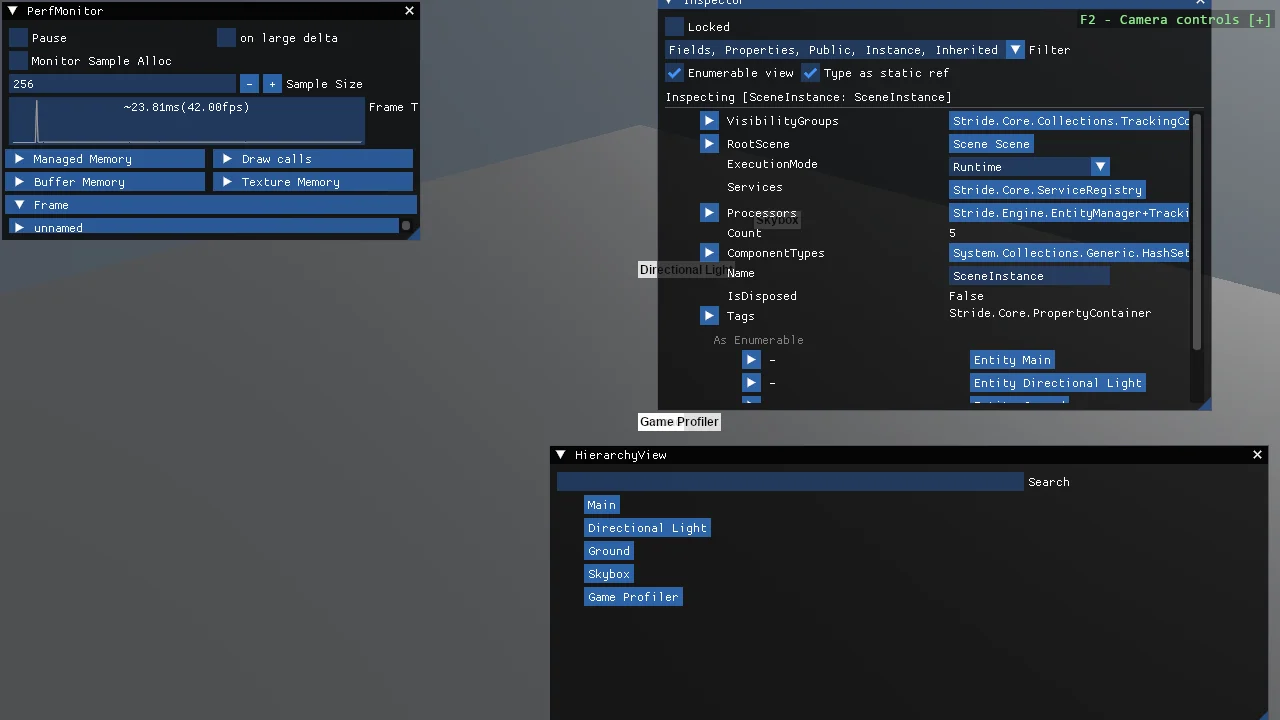 Screenshot of the ImGui UI example