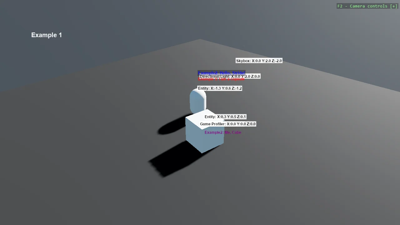Screenshot of the Custom Scene Renderers example