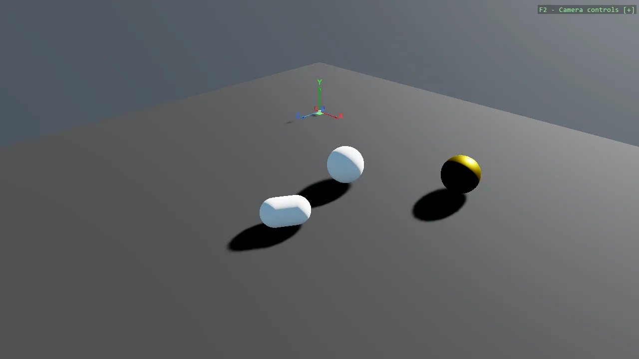 Screenshot of the Simple Constraint example